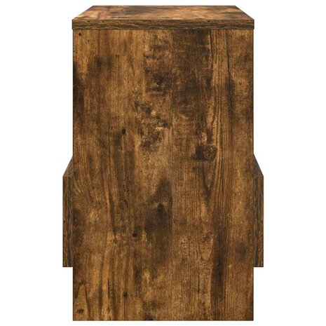 Tijdschriftenrek Gerookt eiken 35 x 30 x 45 cm 7