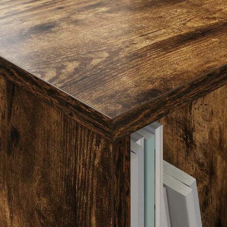 Tijdschriftenrek Gerookt eiken 68,5 x 30 x 45 cm 5