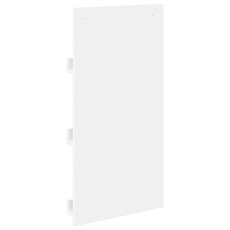 Tijdschriftenrek met plank Wit 51 x 11 x 102 cm Bewerkt hout 7