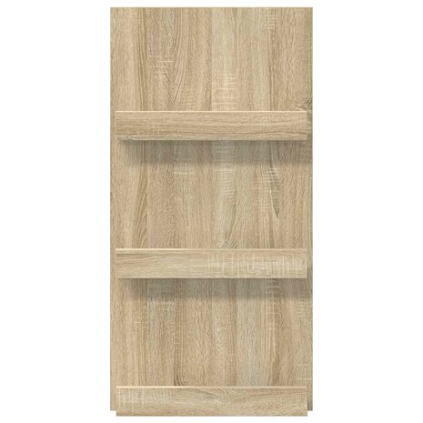 Tijdschriftenrek Sonoma Eiken 51 x 11 x 102 cm Bewerkt hout 5