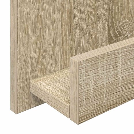 Tijdschriftenrek Sonoma Eiken 43 x 11 x 102 cm Bewerkt hout 8