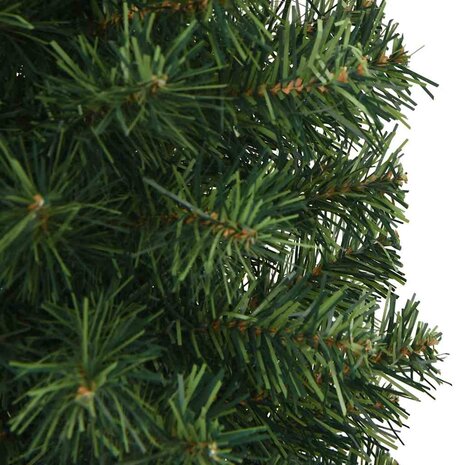 Kunstkerstboom met standaard smal 150 cm PVC groen 5