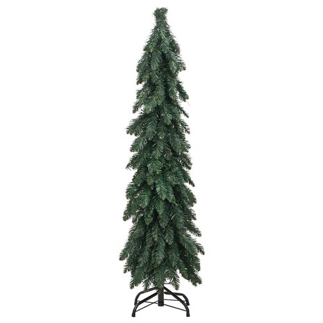 Kunstkerstboom met verlichting 60 LED's 120 cm 4