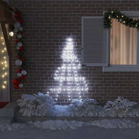 Kunstkerstboom met Grondspiesjes Koudwit 182 cm Metaal 3