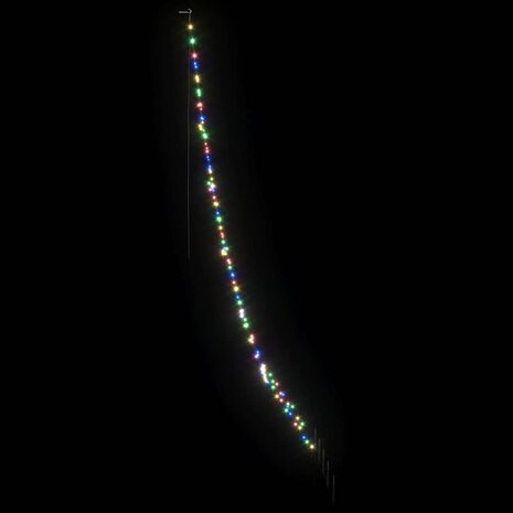 Kunstkerstboom met Grondspiesjes Multikleur 306 cm Metaal 5