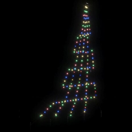 Kunstkerstboom met Grondspiesjes Multikleur 306 cm Metaal 6