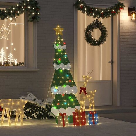 Verlichte Kerstboom met 3 Cadeau Dozen 2D Warm Wit 180 cm 1