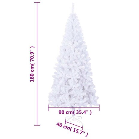 Kunstkerstboom met standaard 180 cm 620 takken 7