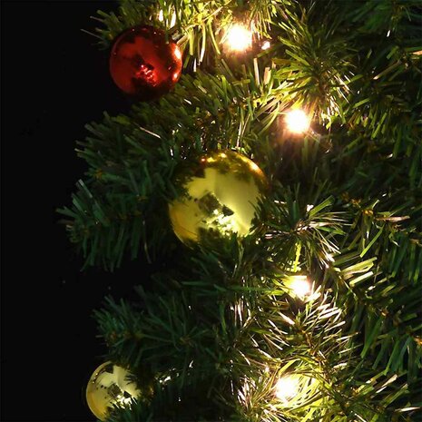 Kerstkrans met 600 LED 2 pcs Groen PVC 6