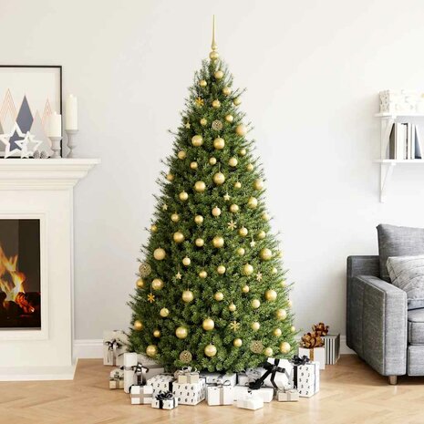 111-delige Kerstballenset polystyreen goudkleurig 1