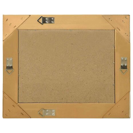 Wandspiegel barok stijl 50x40 cm goudkleurig 3