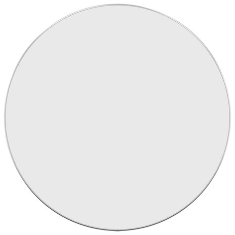 Wandspiegel rond &Oslash;60 cm zilverkleurig 2