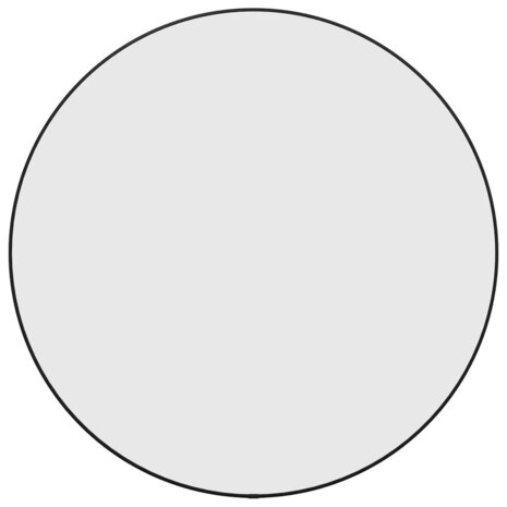 Wandspiegel rond &Oslash;60 cm zwart 2