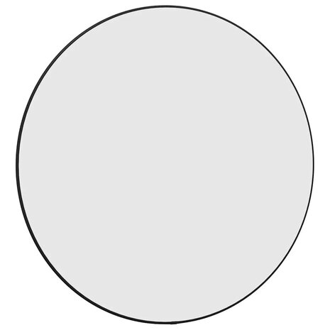 Wandspiegel rond &Oslash;60 cm zwart 3