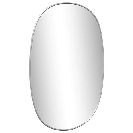 Wandspiegel 60x40 cm zilverkleurig 4