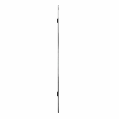 Wandspiegel 60x25 cm zilverkleurig 4