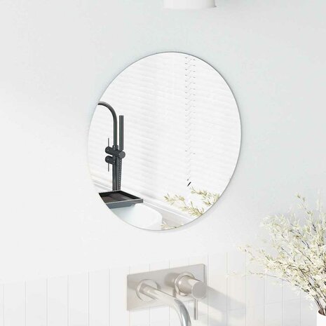 Wandspiegel Rond &Oslash; 40 cm gehard glas 3