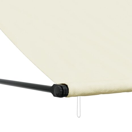 Luifel uittrekbaar 200x150 cm stof en staal cr&egrave;mekleurig 7