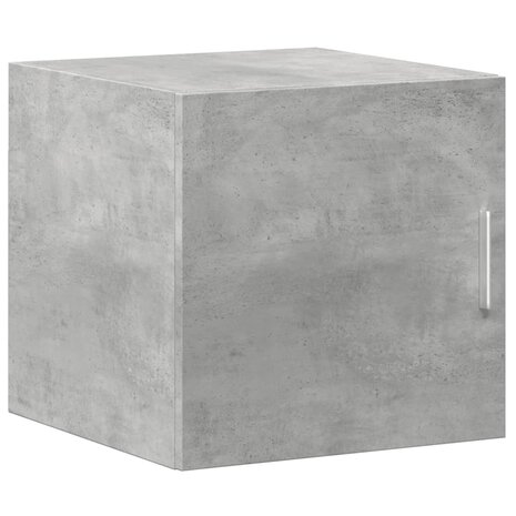 Wandkast 40x42,5x40 cm bewerkt hout betongrijs 2