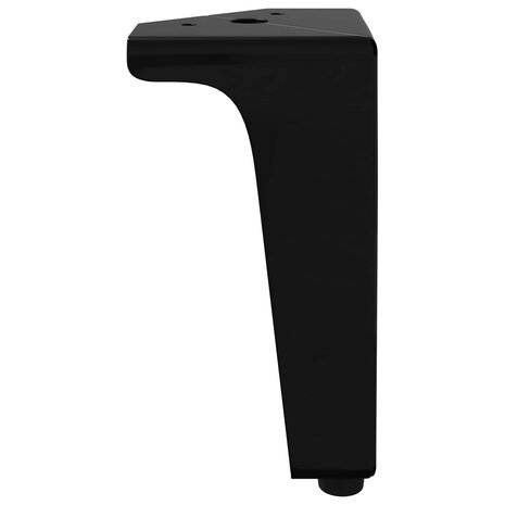 Meubelpoten 12 pcs Zwart 54,1 x 54,1 x 100 mm IJzer 5