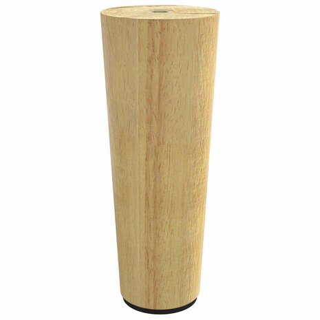 Meubelpoten 12 pcs Bruin &Oslash; 44 x 100 mm Massief Eucalyptus Hout 4