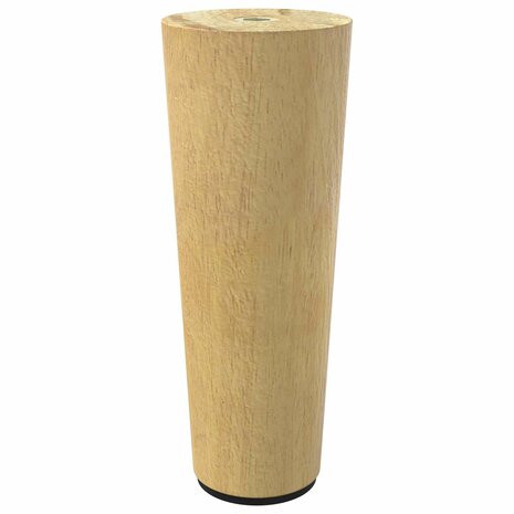 Meubelpoten 12 pcs Bruin &Oslash; 44 x 100 mm Massief Eucalyptus Hout 5