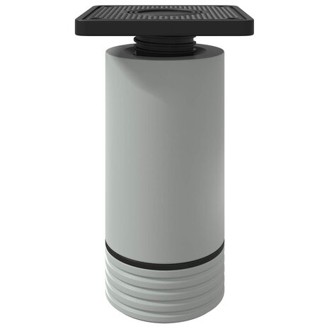 Meubelpoten Verstelbaar 12 pcs Wit 64 x 64 x 100 mm PP 4