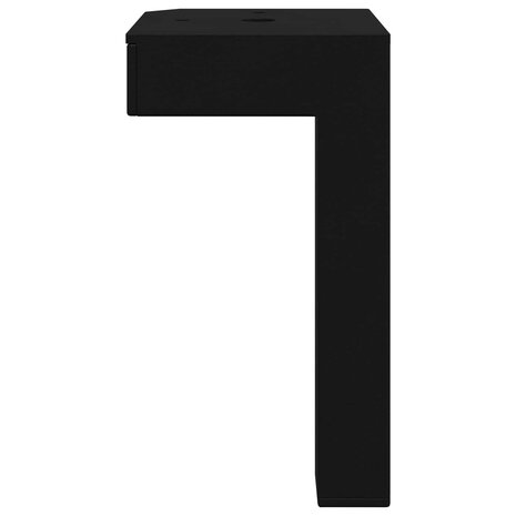 Staande Poten 12 pcs Zwart 57 x 57 x 100 mm IJzer 5