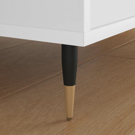 Meubelpoten 2 pcs Zwart en Goud &Oslash; 40 x 98 mm IJzer 3