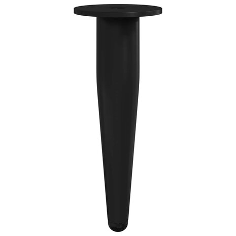 Meubelpoten 12 pcs Zwart &Oslash; 40 x 98 mm IJzer 5