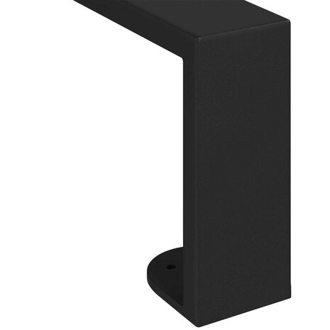 Meubelpoten 12 pcs Zwart 546 x 40,5 x 100 mm IJzer 8