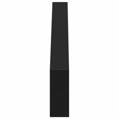 Meubelpoten 2 pcs Zwart 596 x 40,5 x 100 mm IJzer 5