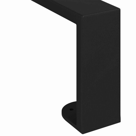 Meubelpoten 2 pcs Zwart 596 x 40,5 x 100 mm IJzer 8