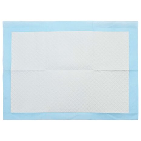 Niet-geweven stof huisdier trainingspad 200 pcs Blauw en Wit 9