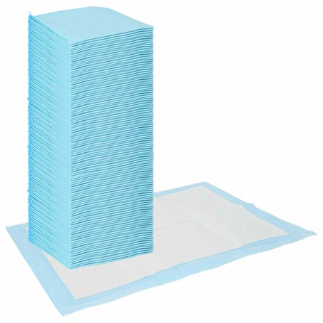 Niet-geweven stof huisdier trainingspad 400 pcs Blauw en Wit 2