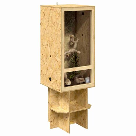 Terrarium Bruin 50 x 50 x 130 cm OSB 3