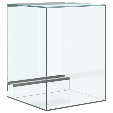 Terrarium met opslag Doorzichtig 30 x 30 x 40 cm Glas 7