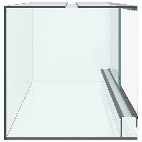 Terrarium met opslag Doorzichtig 80 x 40 x 40 cm Glas 6