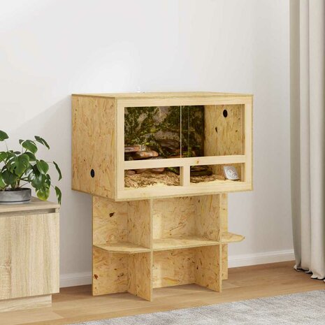 Terrariumbasis Bruin 80 x 50 x 50 cm OSB 1
