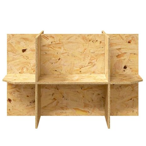 Terrariumbasis Bruin 80 x 50 x 50 cm OSB 5