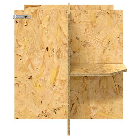 Terrariumbasis Bruin 80 x 50 x 50 cm OSB 6
