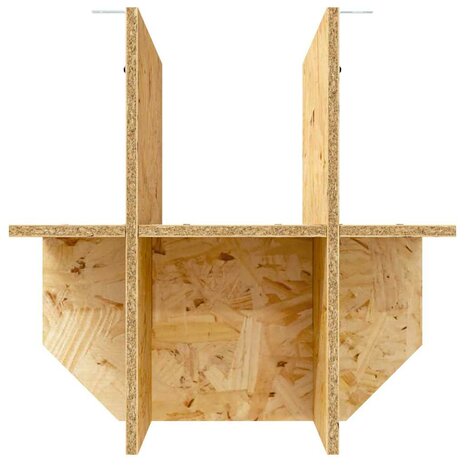 Terrariumbasis met plank Bruin 40 x 40 x 50 cm OSB 8