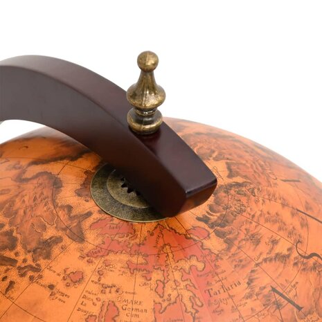 Globebar massief eucalyptushout bruin 6