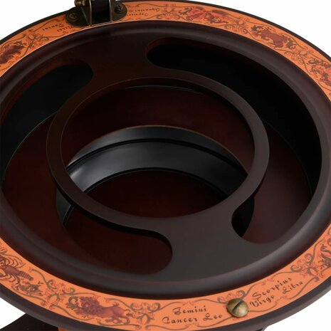 Globebar massief eucalyptushout bruin 7