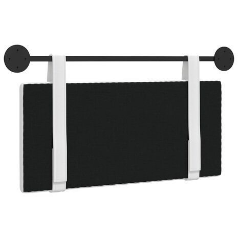 Hangend Hoofdeinde Wandgemonteerd Effen Wit 90 x 55 x 5 cm Stof 7