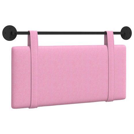Hangend Hoofdeinde Wandgemonteerd Roze 90 x 55 x 5 cm Stof 2