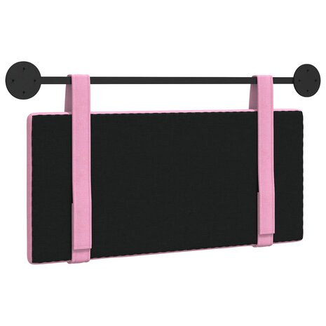 Hangend Hoofdeinde Wandgemonteerd Roze 90 x 55 x 5 cm Stof 7
