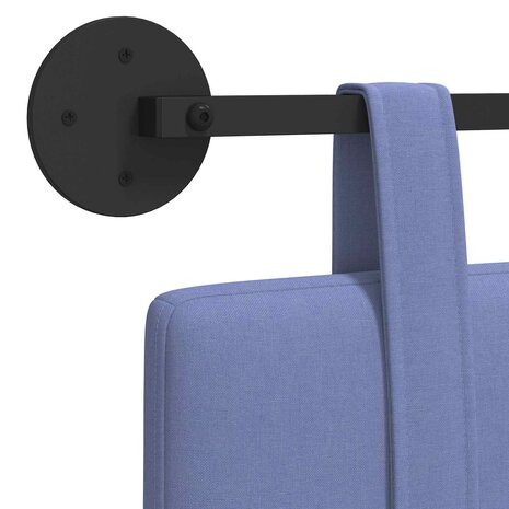 Hangend Hoofdeinde Effen Jeans Blauw 90 x 55 x 5 cm Stof 9