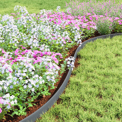 Gazonranden Grijs 2000 x 4 x 5 cm Kunststof 4