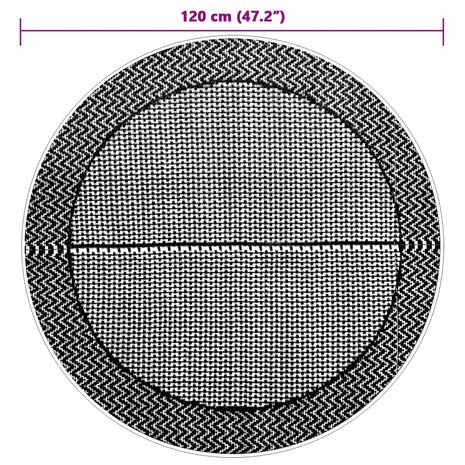 Buitenkleed ARAKIL &Oslash;120 cm PP grijs 6